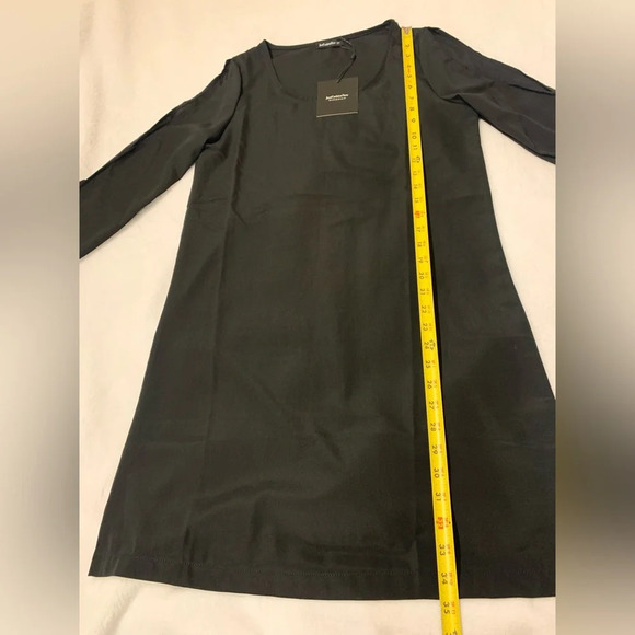 Just Fashion Now Long Sleeve Short Black Dress Cold Shoulder Size S NWT - Picture 6 of 11